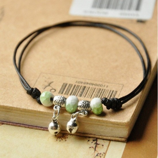 adjustable weave bead bracelet