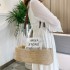 jelly straw tote bag